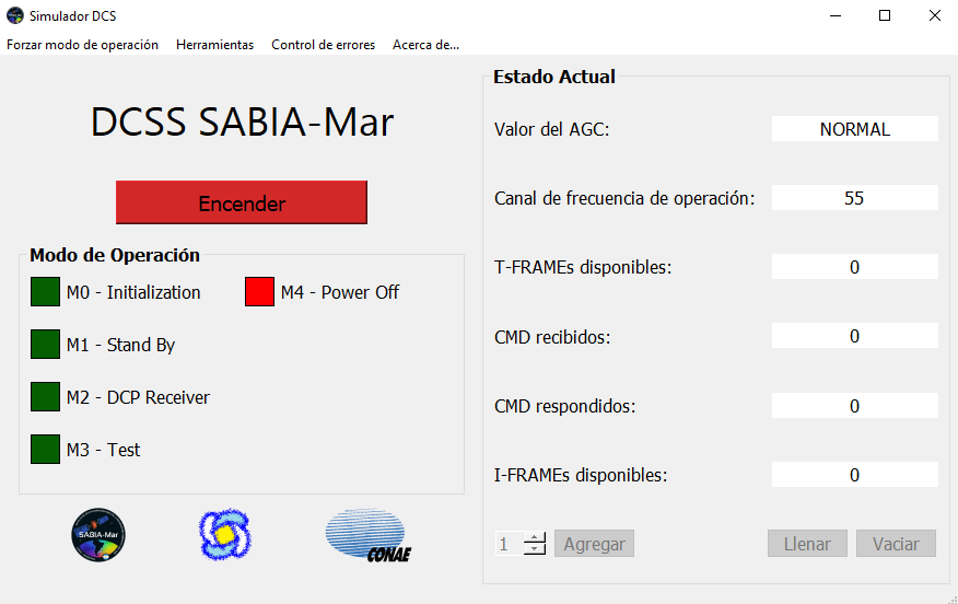 Satellite Data Collection System (DCS) Simulator for SABIA-Mar Constellation