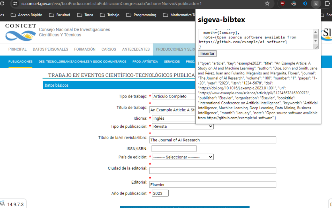 SIGEVA-JSON